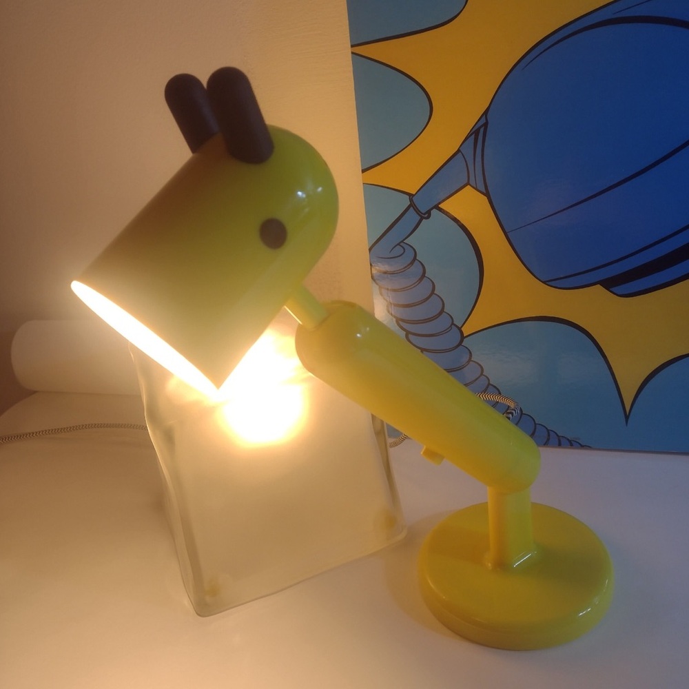 Ikea  KRUX Yellow Giraffe Children's LED 15" Lamp vintage - Picture 3 of 8